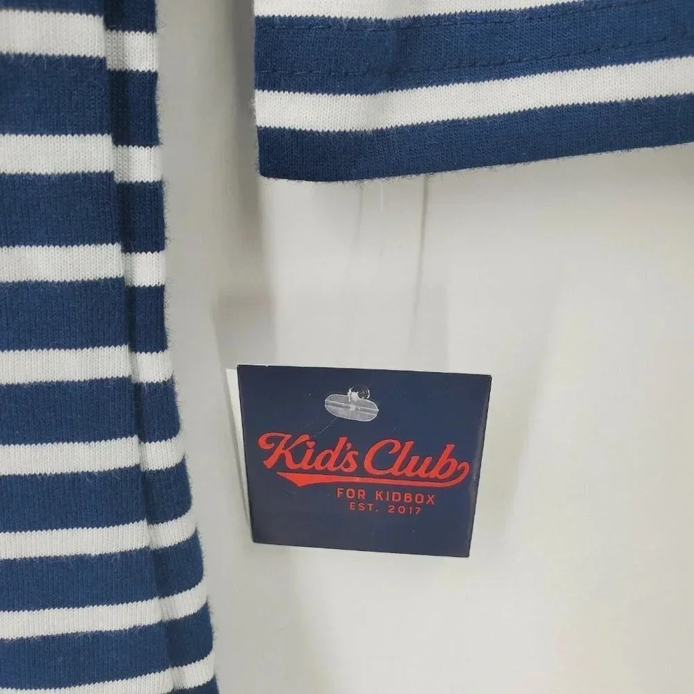 Kid's Club for Kidbox Girl's Navy Striped‎ Dress